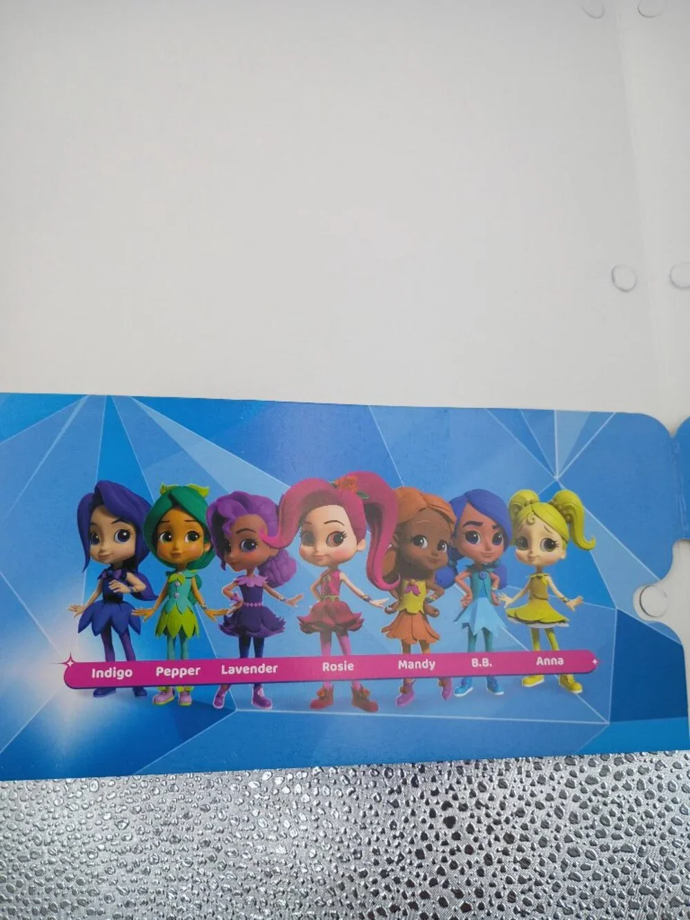 3-Pc Rainbow Rangers Heavy Duty 3-Ring Glossy Folders Glitter School Supplies